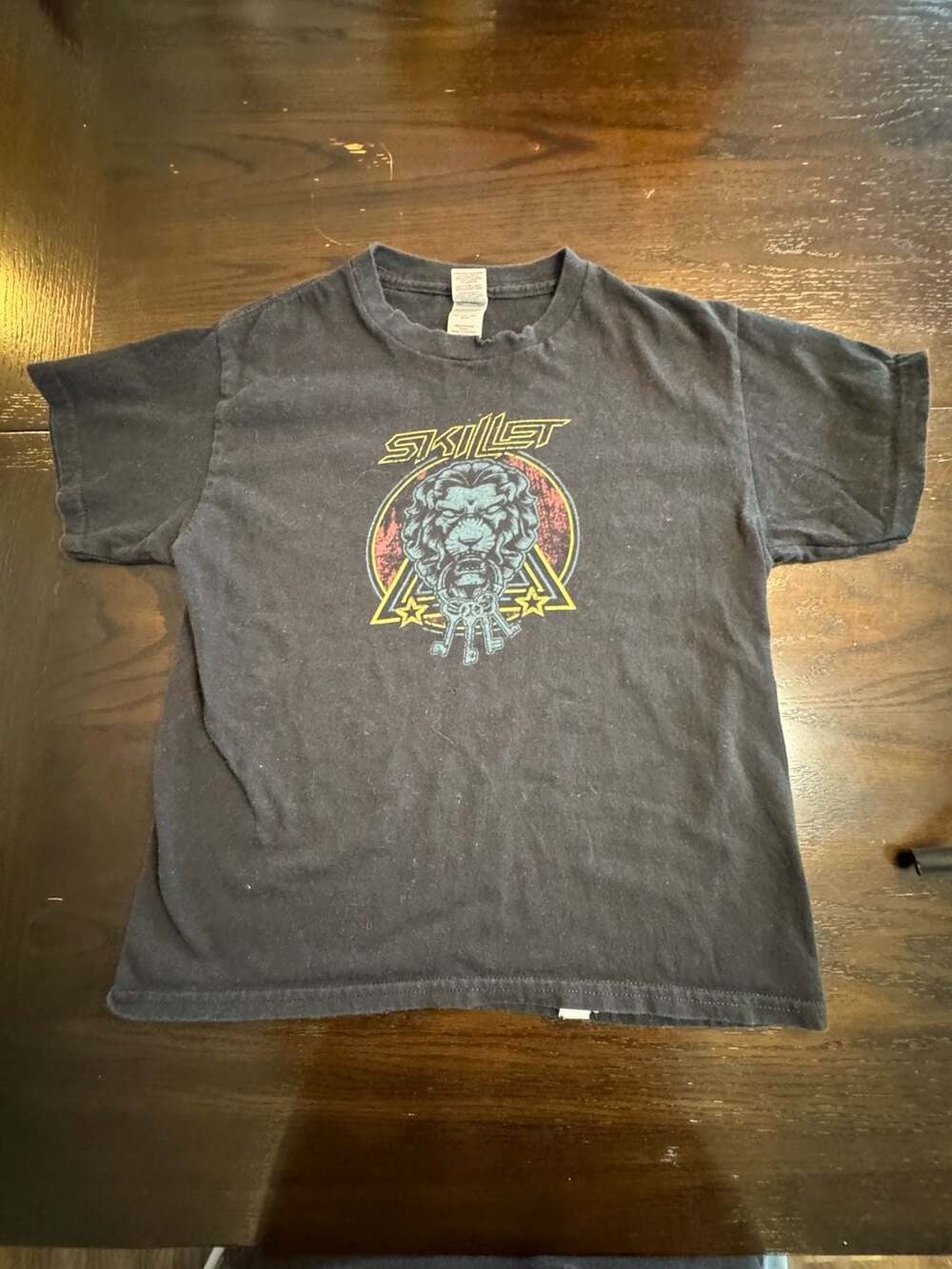 Gildan Skillet Lion Keys Band T-Shirt Youth Size M Black